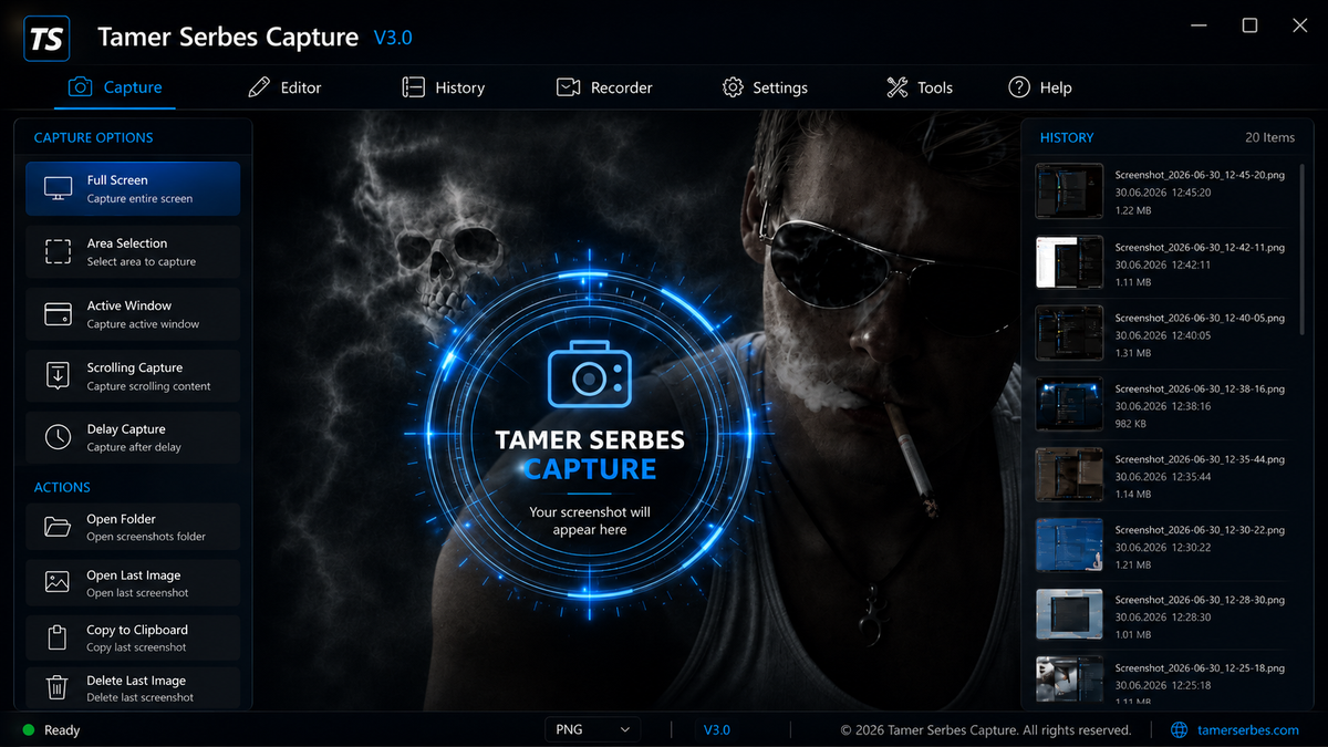 Tamer Serbes Capture V3.0 ön izleme