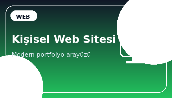 Kişisel Web Sitesi ön izleme